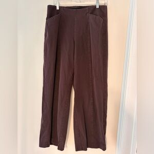Pixie Wide Leg Pants in Plum